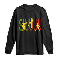 Funny Game Day Soccer Celebration Gift Long Sleeve Shirt Siuuuu