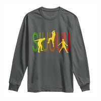 Funny Game Day Soccer Celebration Gift Long Sleeve Shirt Siuuuu