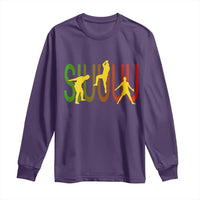 Funny Game Day Soccer Celebration Gift Long Sleeve Shirt Siuuuu