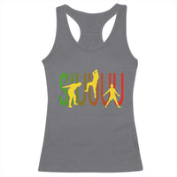 Funny Game Day Soccer Celebration Gift Racerback Tank Top Siuuuu