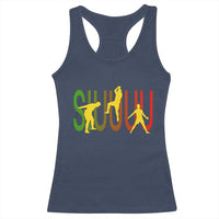 Funny Game Day Soccer Celebration Gift Racerback Tank Top Siuuuu