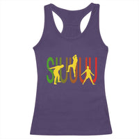 Funny Game Day Soccer Celebration Gift Racerback Tank Top Siuuuu