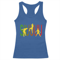 Funny Game Day Soccer Celebration Gift Racerback Tank Top Siuuuu