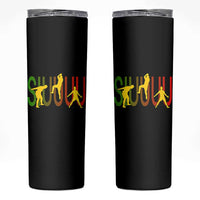 Funny Game Day Soccer Celebration Gift Skinny Tumbler Siuuuu