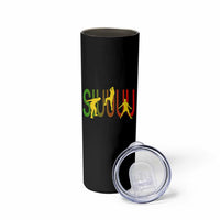 Funny Game Day Soccer Celebration Gift Skinny Tumbler Siuuuu
