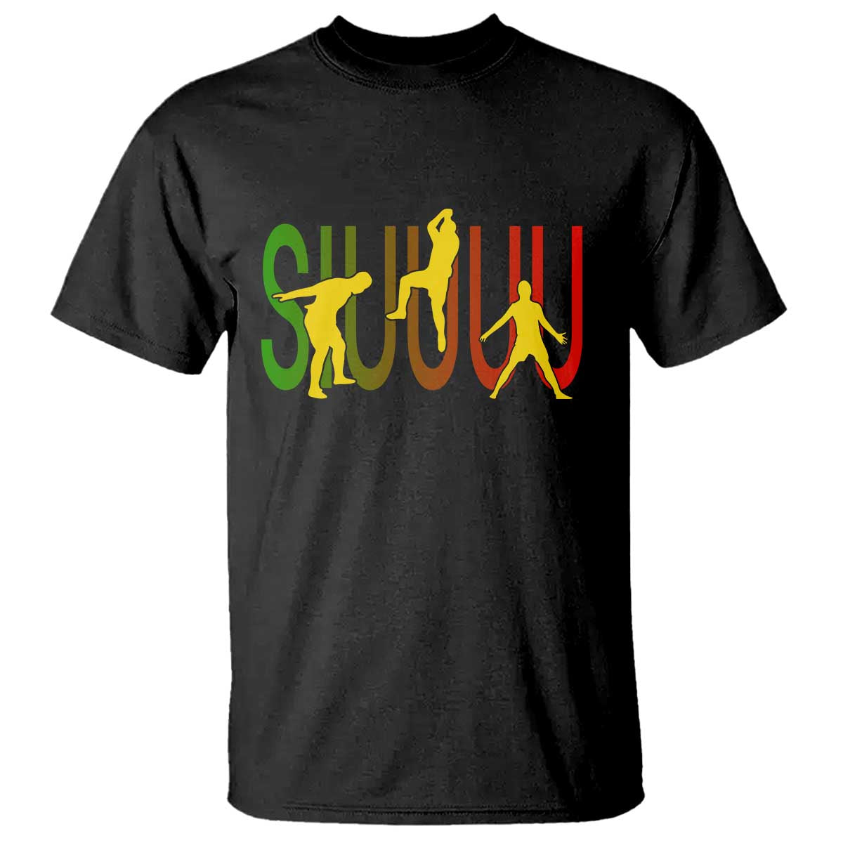 Funny Game Day Soccer Celebration Gift T Shirt Siuuuu