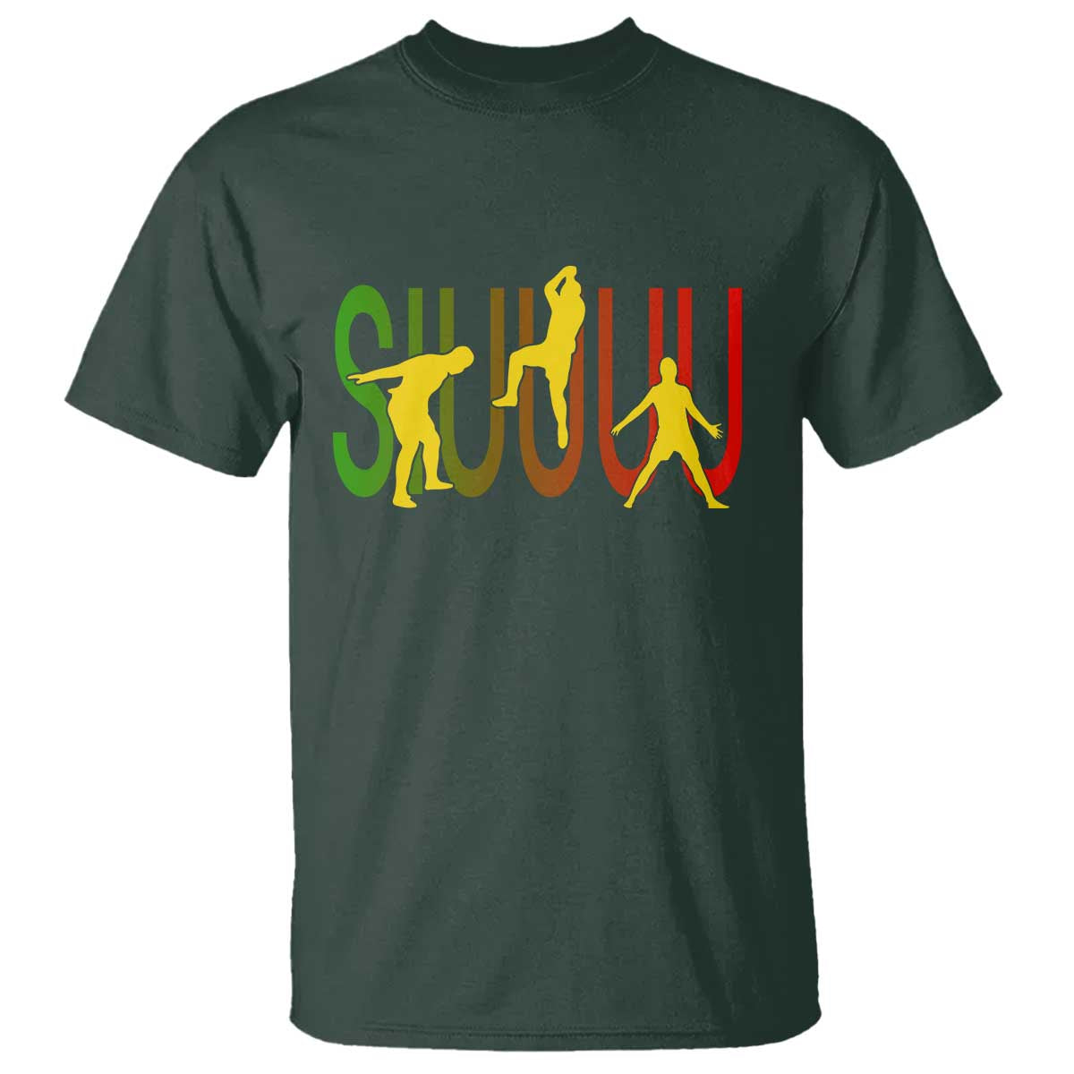 Funny Game Day Soccer Celebration Gift T Shirt Siuuuu