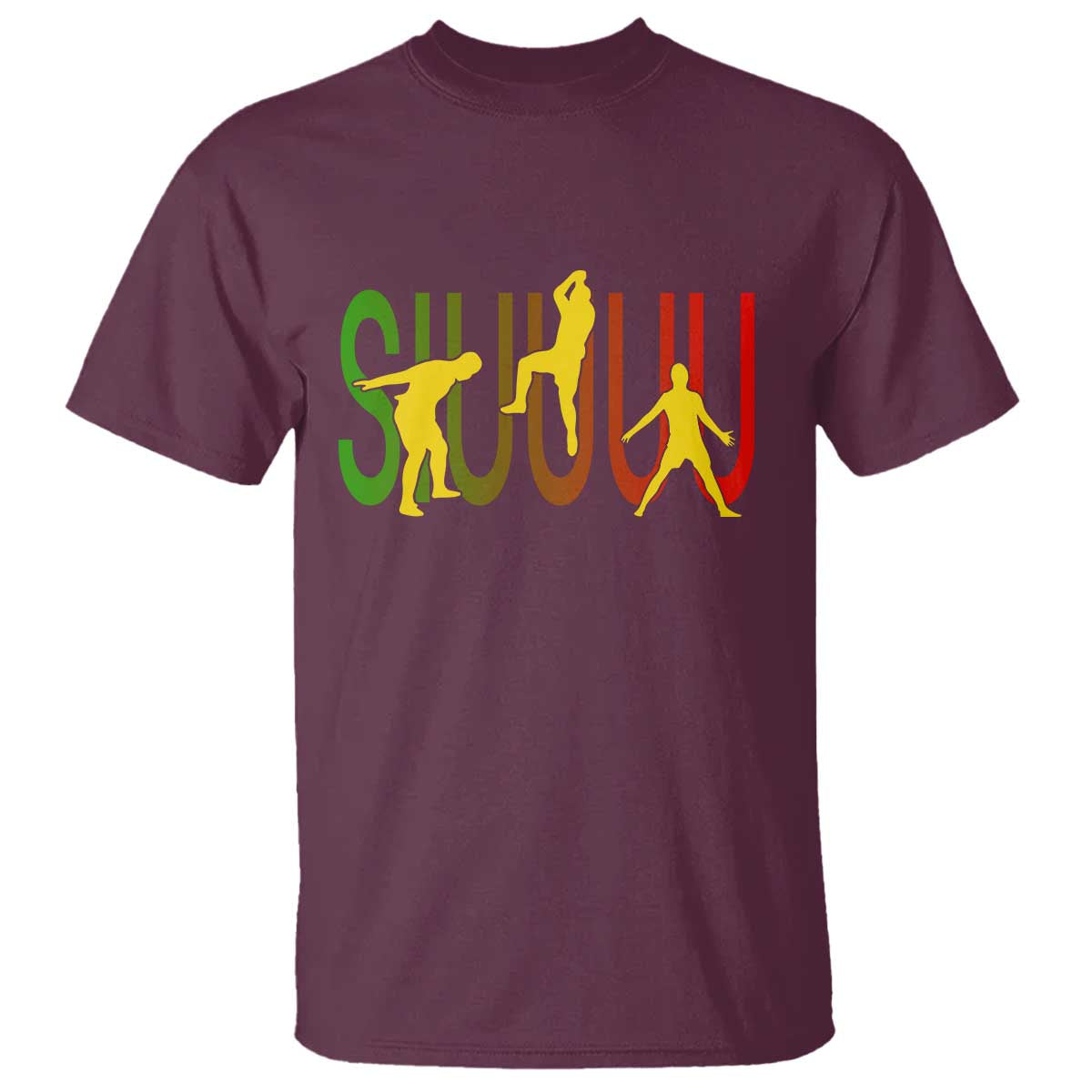 Funny Game Day Soccer Celebration Gift T Shirt Siuuuu