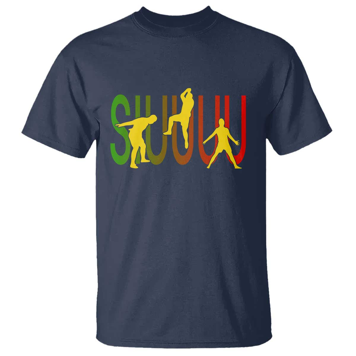 Funny Game Day Soccer Celebration Gift T Shirt Siuuuu