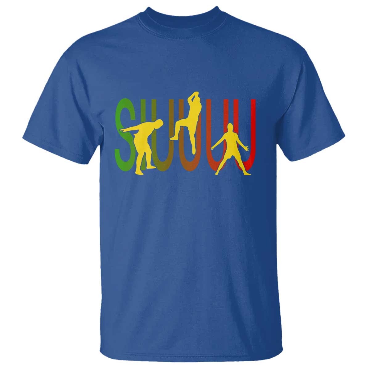 Funny Game Day Soccer Celebration Gift T Shirt Siuuuu