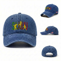 Funny Game Day Soccer Celebration Gift Washed Cotton Baseball Cap Siuuuu