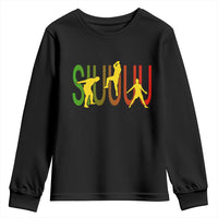 Funny Game Day Soccer Celebration Gift Youth Sweatshirt Siuuuu