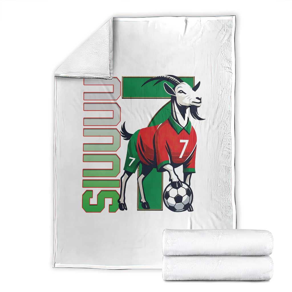 Siuuuu Game Day Soccer Celebration Throw Blanket Gift For Fans