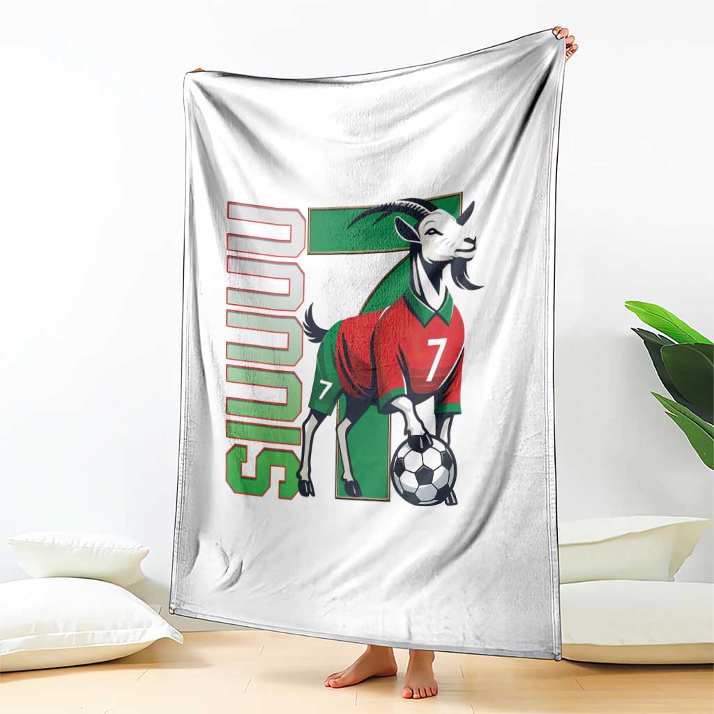 Siuuuu Game Day Soccer Celebration Throw Blanket Gift For Fans