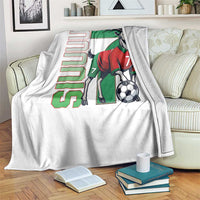 Siuuuu Game Day Soccer Celebration Throw Blanket Gift For Fans