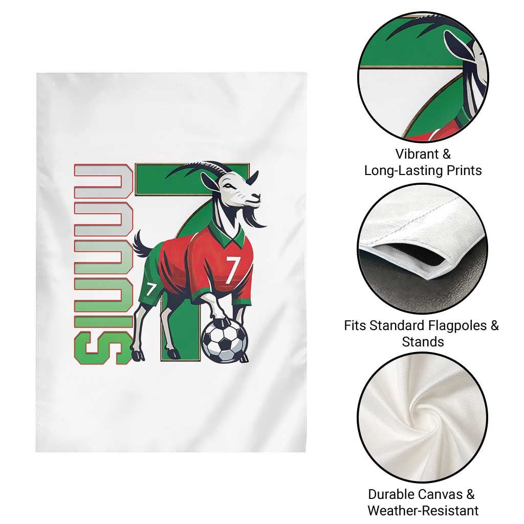 Siuuuu Game Day Soccer Celebration Garden Flag Gift For Fans