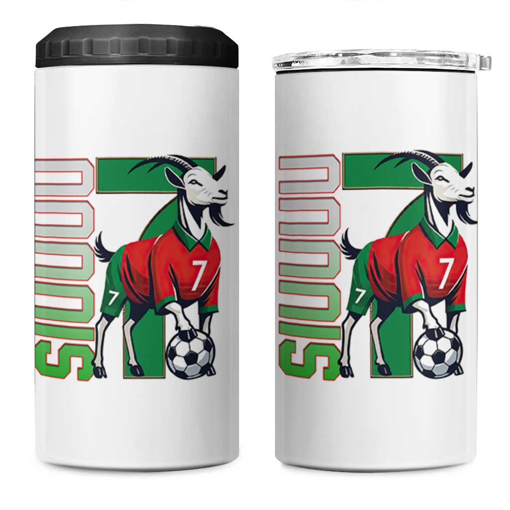 Siuuuu Game Day Soccer Celebration 4 in 1 Can Cooler Tumbler Gift For Fans