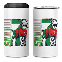 Siuuuu Game Day Soccer Celebration 4 in 1 Can Cooler Tumbler Gift For Fans