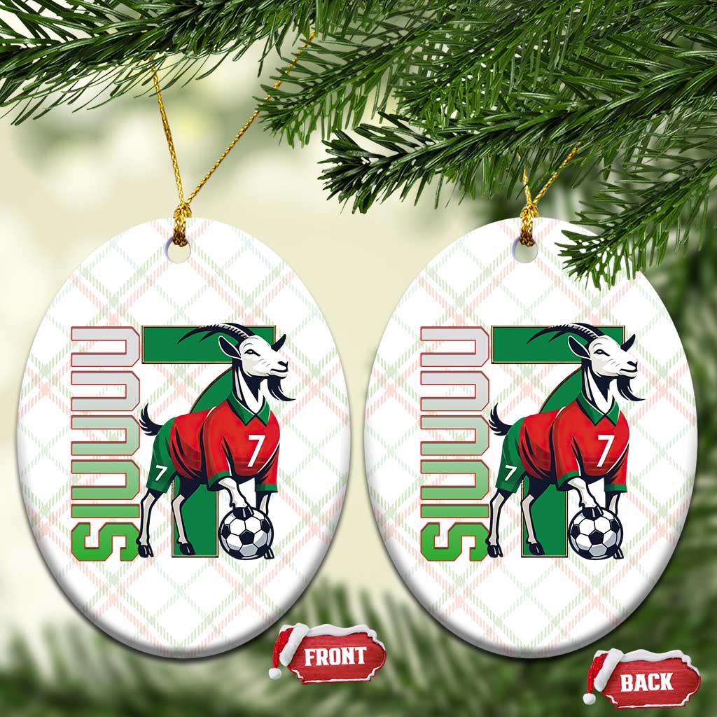 Siuuuu Game Day Soccer Celebration Ceramic Ornament Gift For Fans