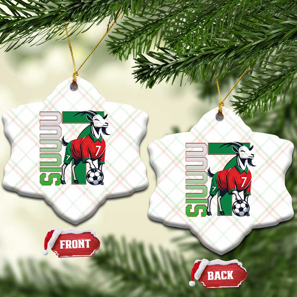 Siuuuu Game Day Soccer Celebration Ceramic Ornament Gift For Fans