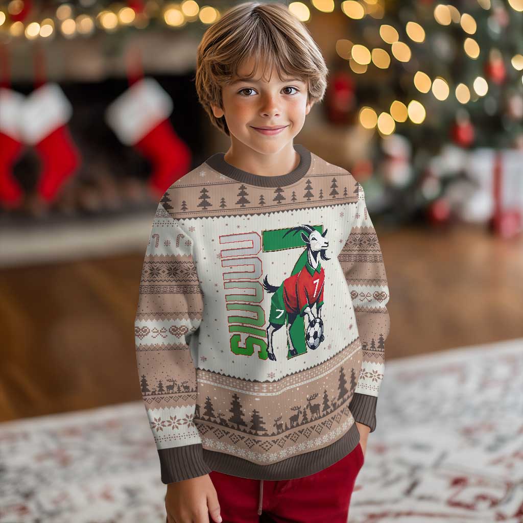 Siuuuu Game Day Soccer Celebration Ugly Christmas Sweater Gift For Fans