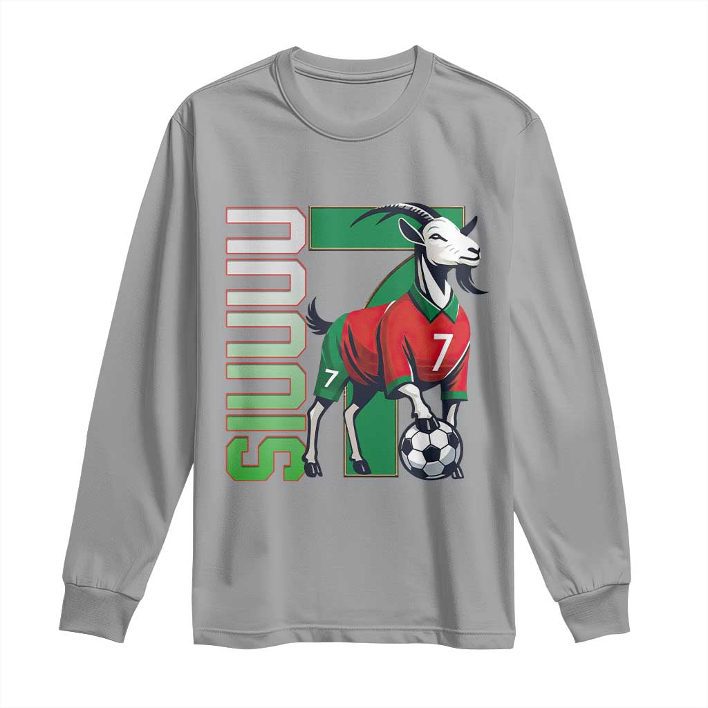 Siuuuu Game Day Soccer Celebration Long Sleeve Shirt Gift For Fans