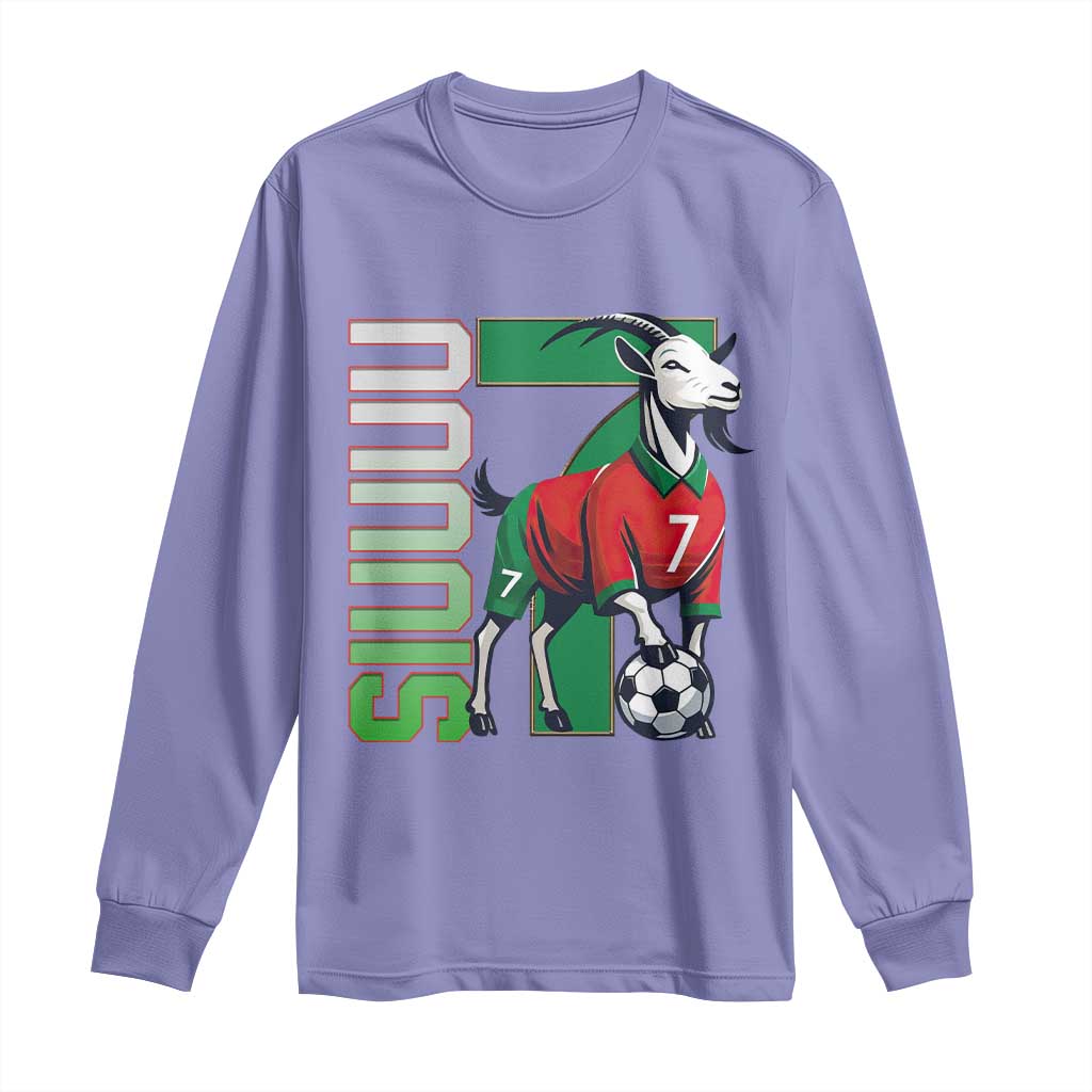 Siuuuu Game Day Soccer Celebration Long Sleeve Shirt Gift For Fans