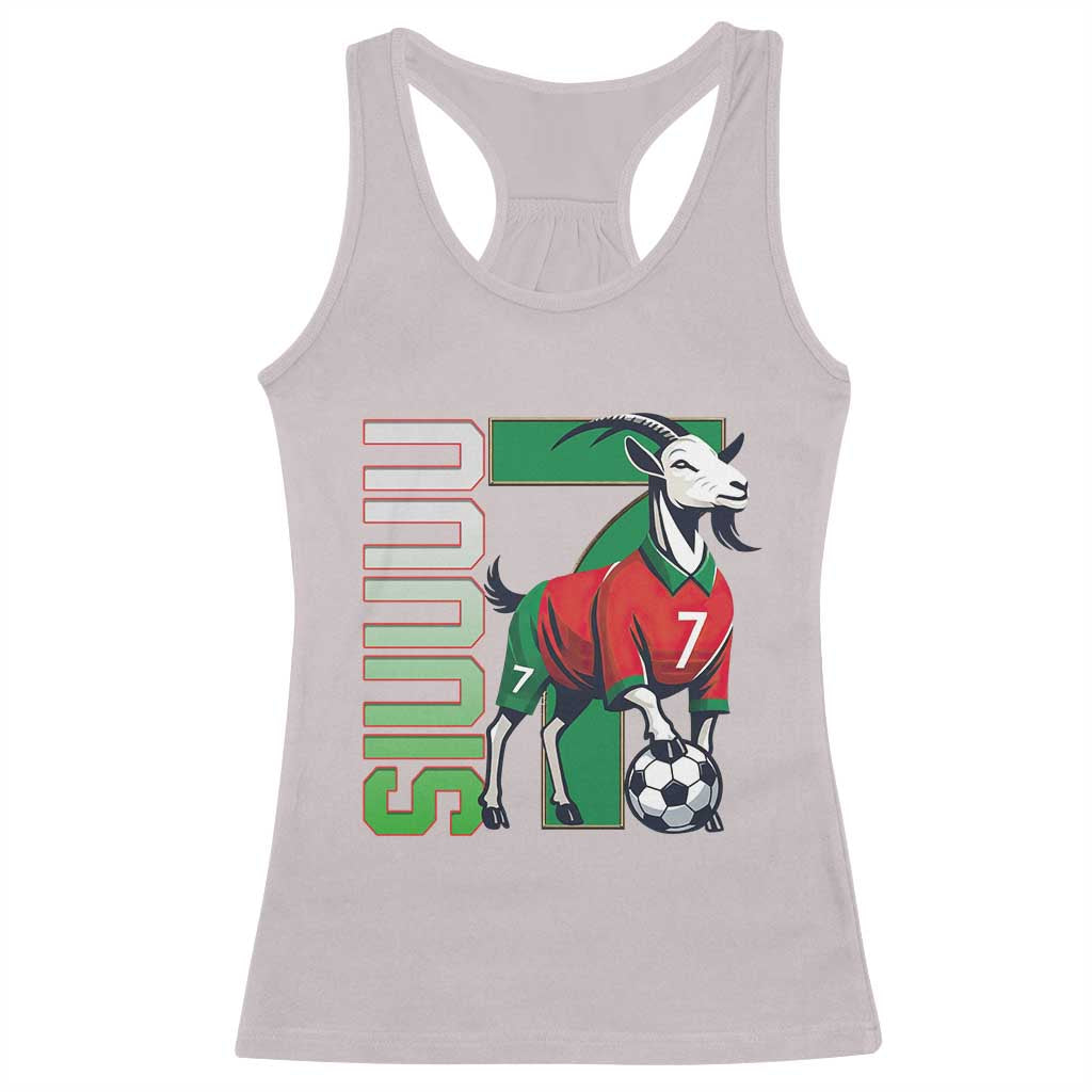 Siuuuu Game Day Soccer Celebration Racerback Tank Top Gift For Fans