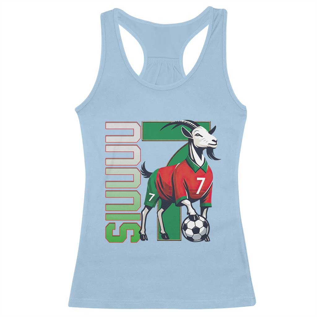 Siuuuu Game Day Soccer Celebration Racerback Tank Top Gift For Fans