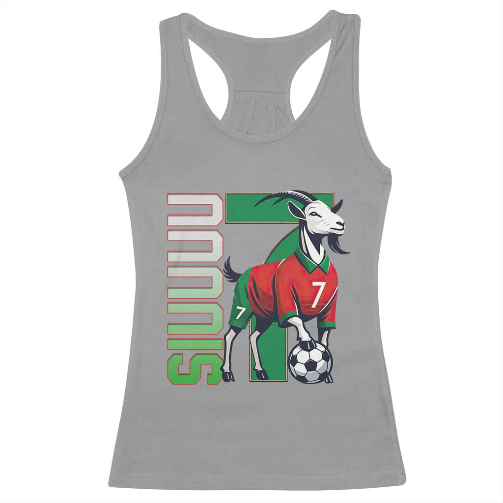 Siuuuu Game Day Soccer Celebration Racerback Tank Top Gift For Fans