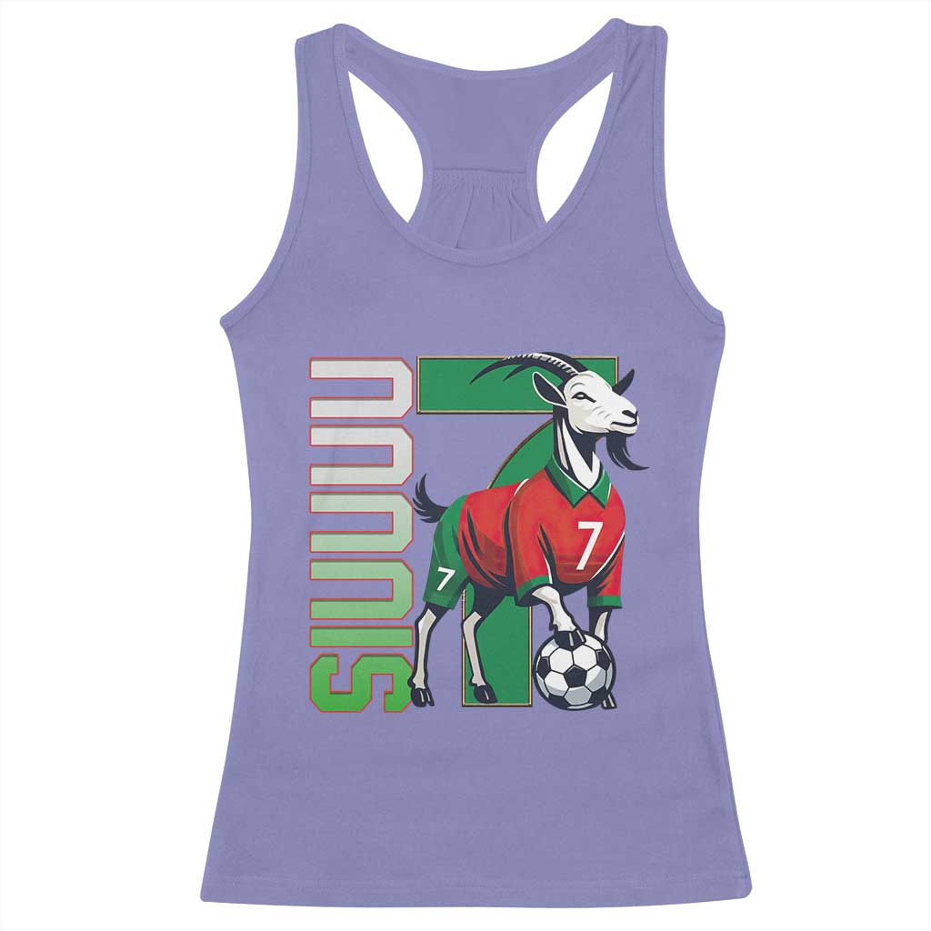 Siuuuu Game Day Soccer Celebration Racerback Tank Top Gift For Fans