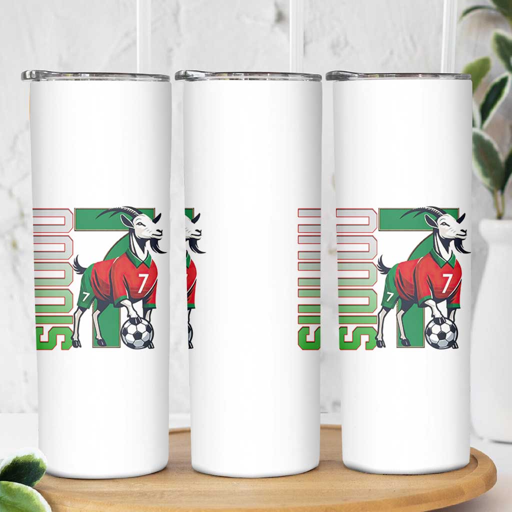 Siuuuu Game Day Soccer Celebration Skinny Tumbler Gift For Fans