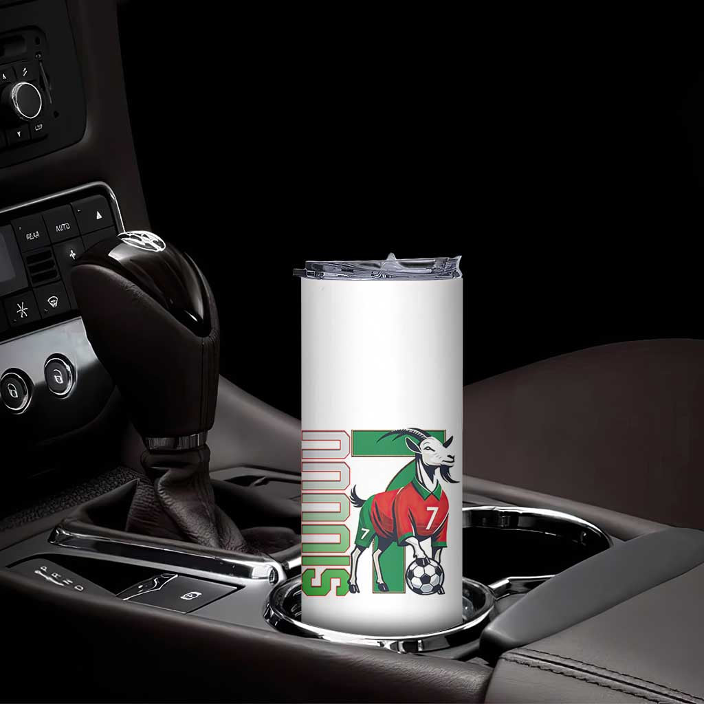 Siuuuu Game Day Soccer Celebration Skinny Tumbler Gift For Fans