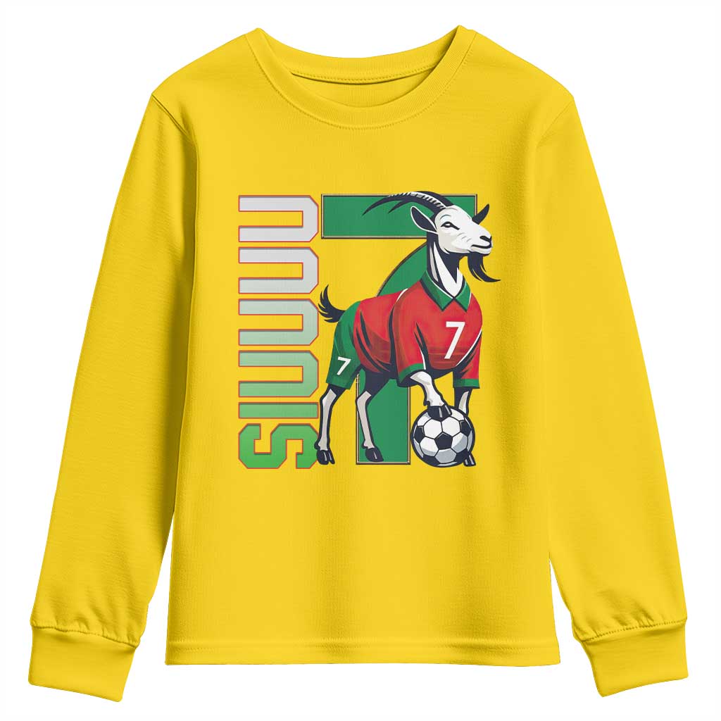 Siuuuu Game Day Soccer Celebration Youth Sweatshirt Gift For Fans
