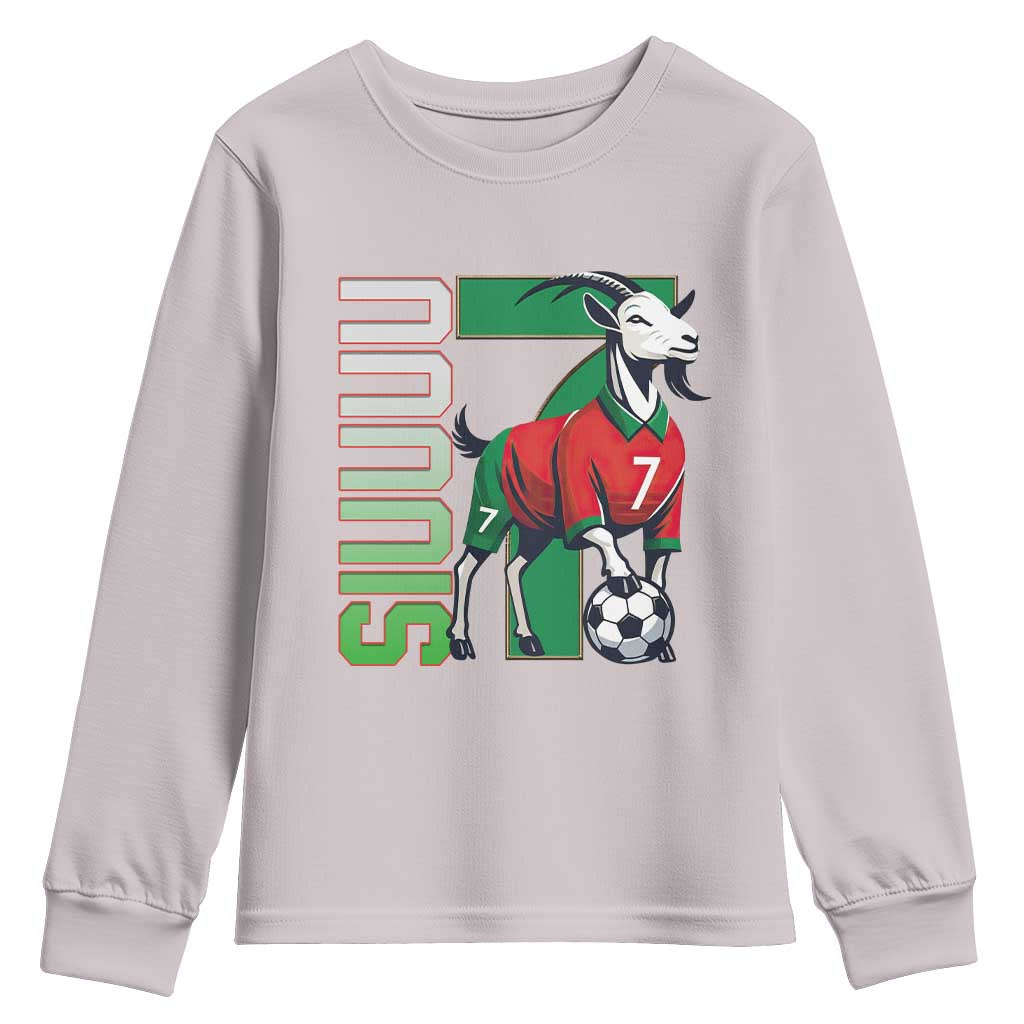 Siuuuu Game Day Soccer Celebration Youth Sweatshirt Gift For Fans