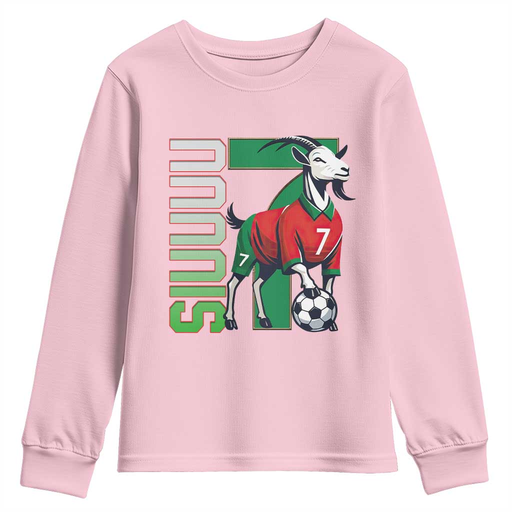 Siuuuu Game Day Soccer Celebration Youth Sweatshirt Gift For Fans