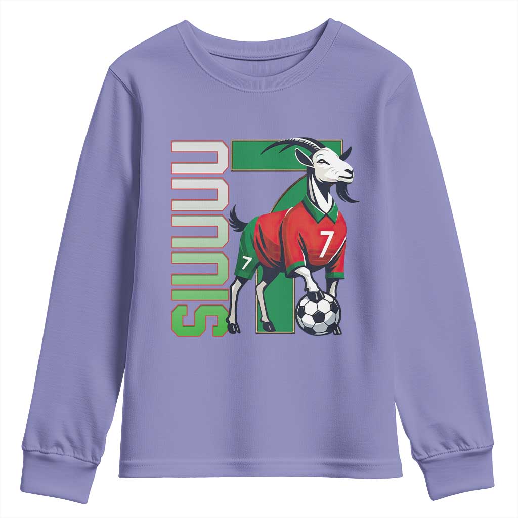 Siuuuu Game Day Soccer Celebration Youth Sweatshirt Gift For Fans