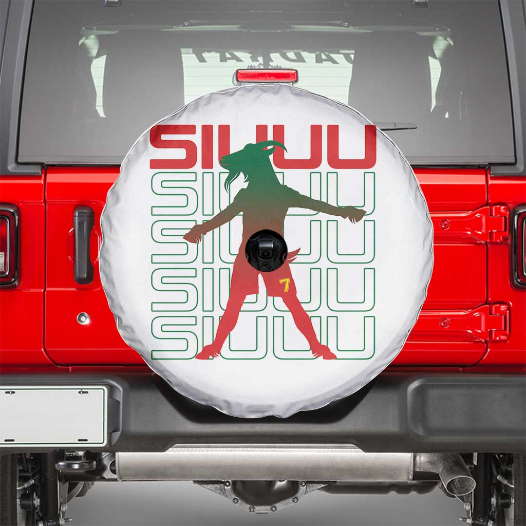 Funny Siuuuu Spare Tire Cover Iconic Goal Shout Soccer Lover Gift