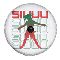 Funny Siuuuu Spare Tire Cover Iconic Goal Shout Soccer Lover Gift