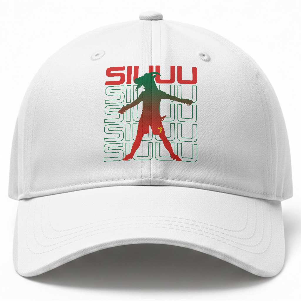 Funny Siuuuu Baseball Cap Iconic Goal Shout Soccer Lover Gift