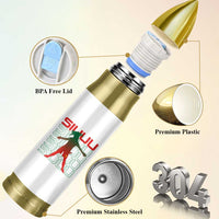 Funny Siuuuu Bullet Tumbler Iconic Goal Shout Soccer Lover Gift