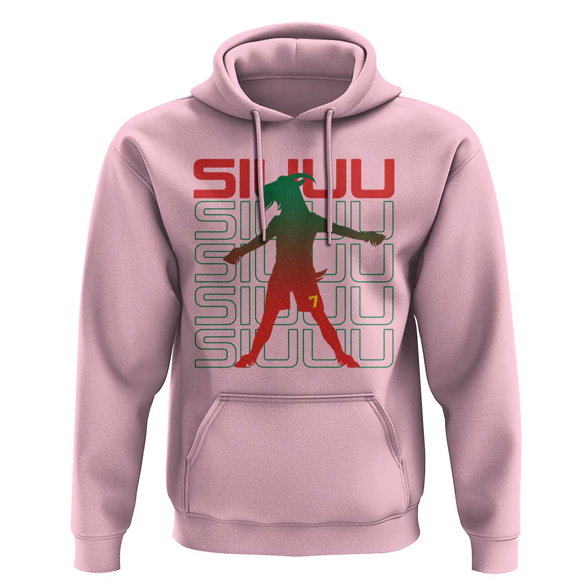 Funny Siuuuu Hoodie Iconic Goal Shout Soccer Lover Gift