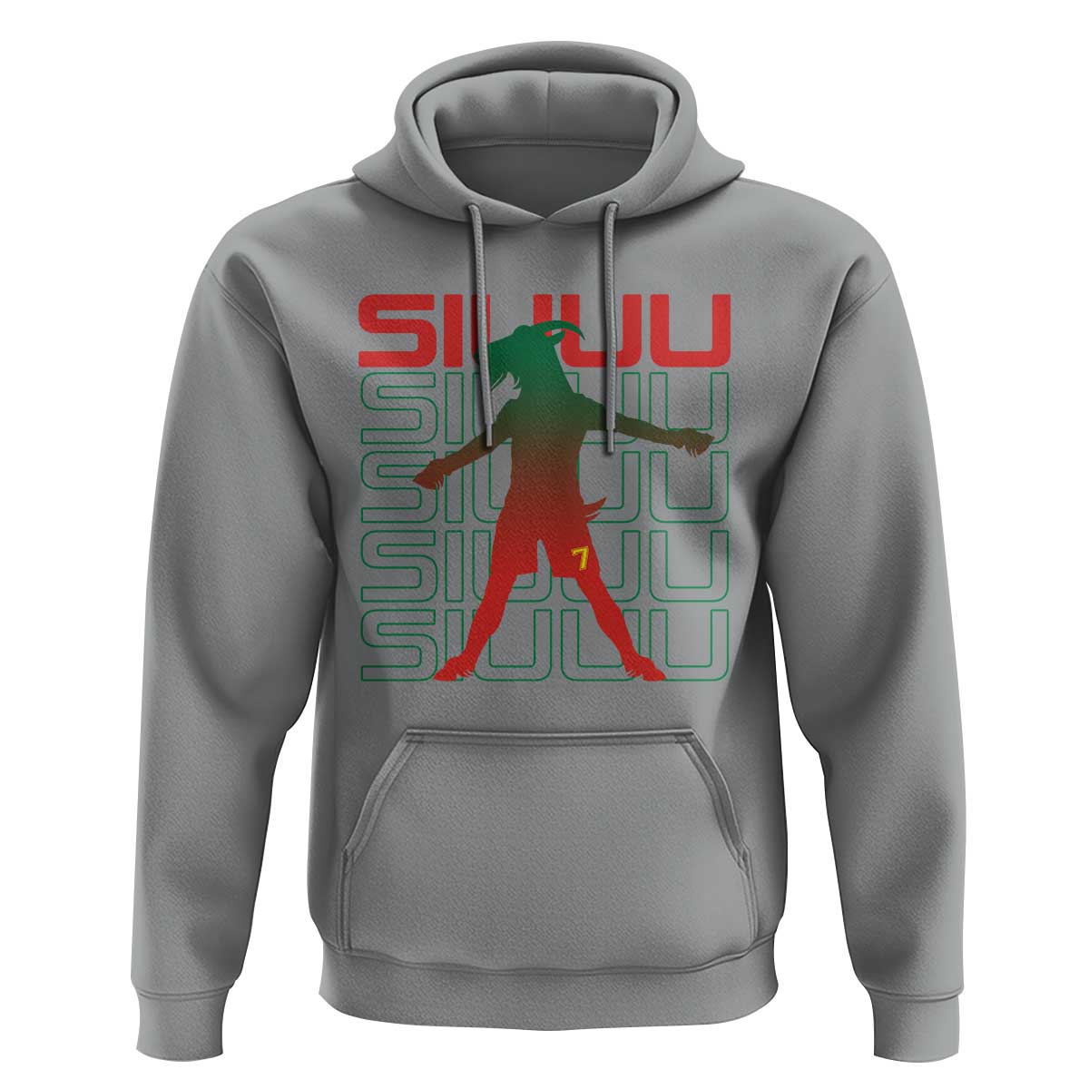 Funny Siuuuu Hoodie Iconic Goal Shout Soccer Lover Gift