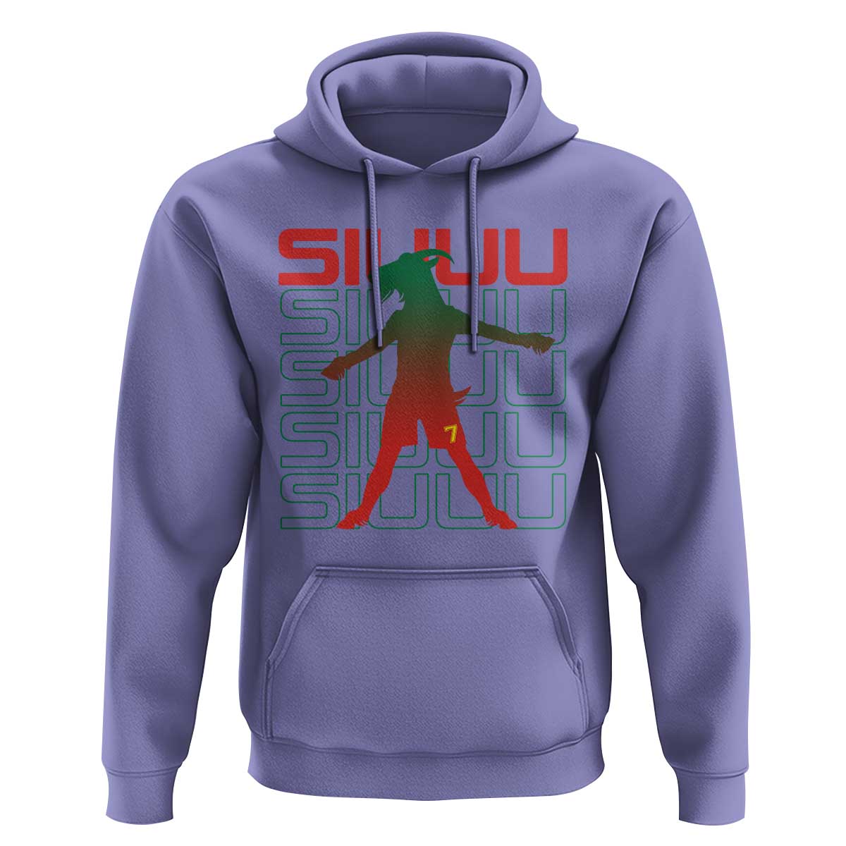 Funny Siuuuu Hoodie Iconic Goal Shout Soccer Lover Gift
