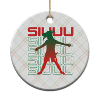 Funny Siuuuu Ceramic Ornament Iconic Goal Shout Soccer Lover Gift