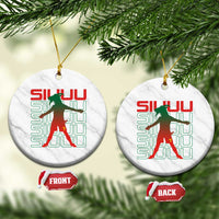 Funny Siuuuu Ceramic Ornament Iconic Goal Shout Soccer Lover Gift