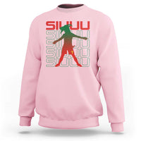 Funny Siuuuu Sweatshirt Iconic Goal Shout Soccer Lover Gift