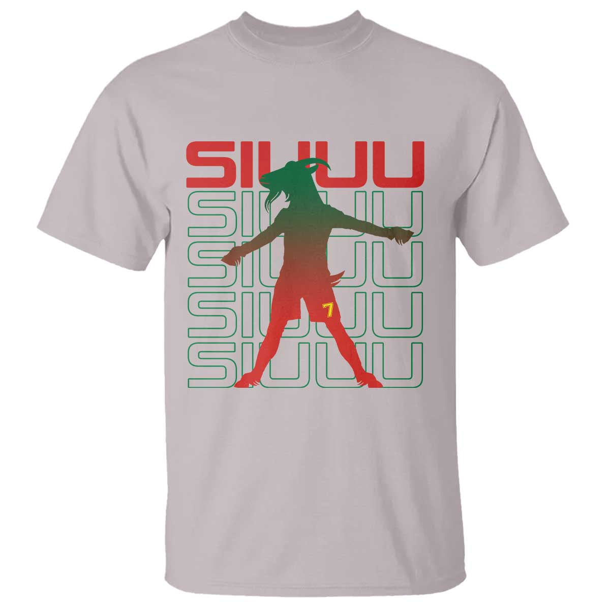 Funny Siuuuu T Shirt Iconic Goal Shout Soccer Lover Gift