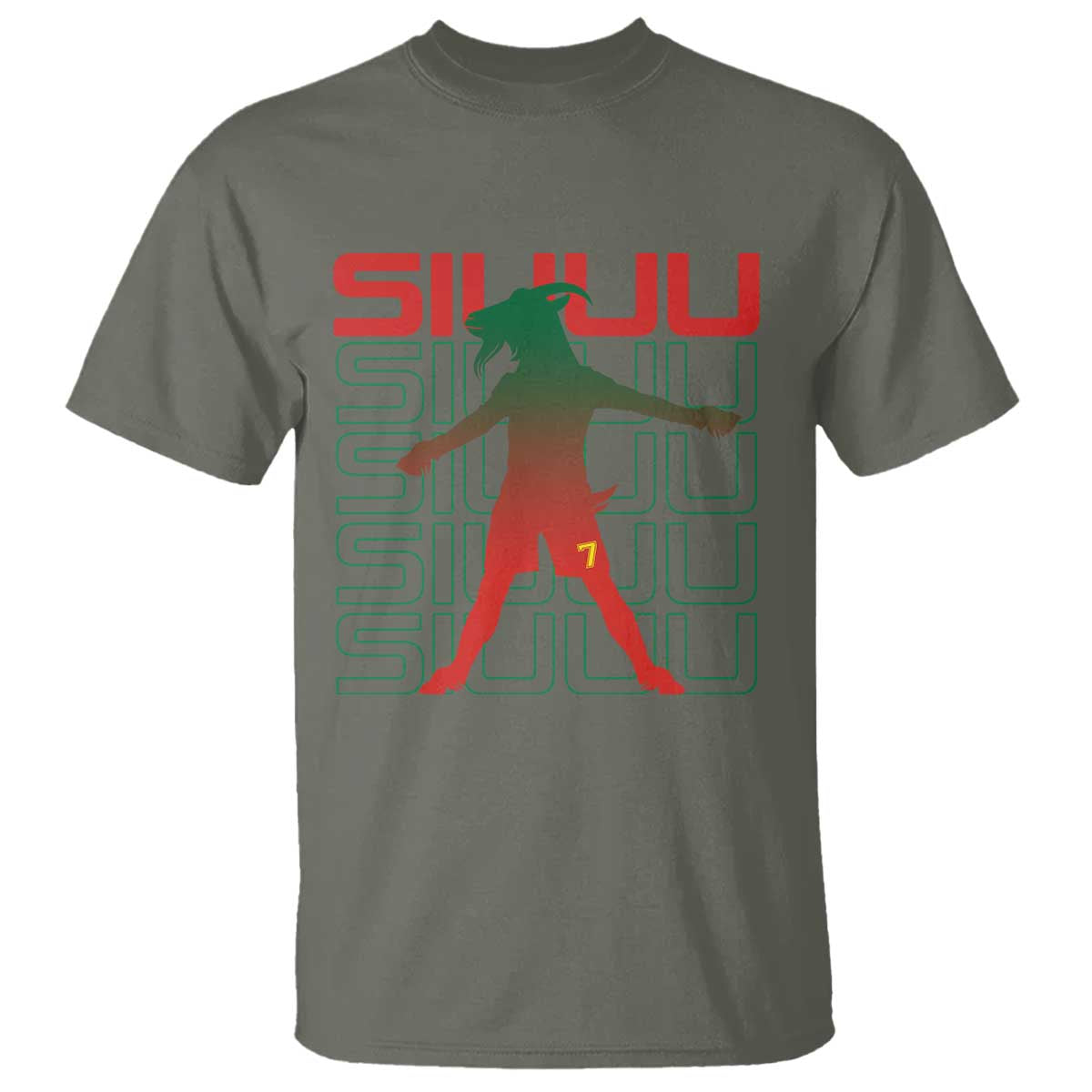Funny Siuuuu T Shirt Iconic Goal Shout Soccer Lover Gift