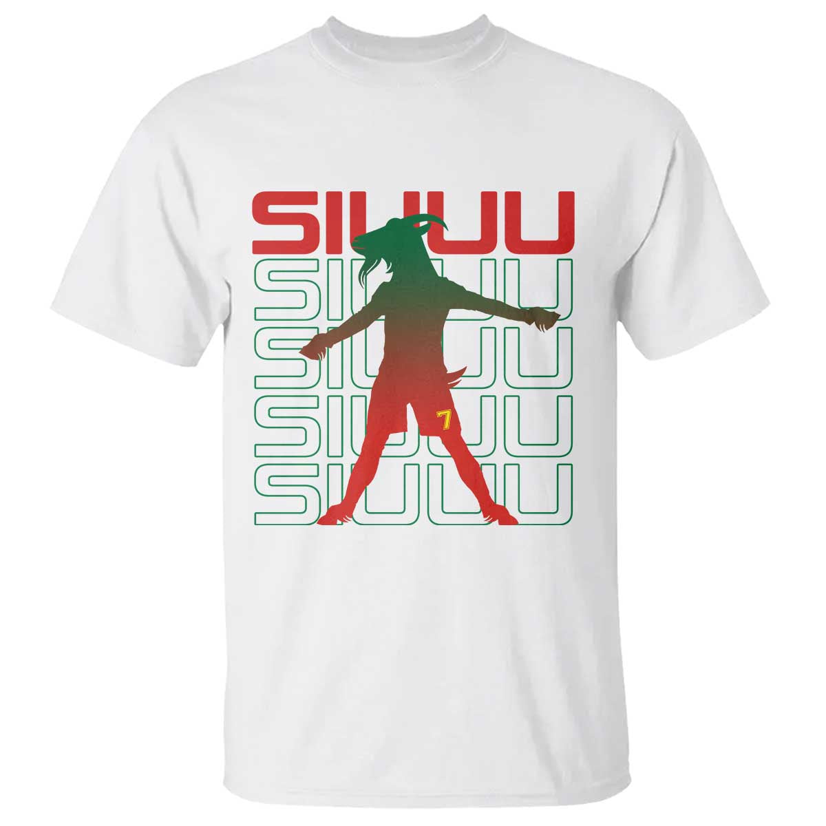 Funny Siuuuu T Shirt Iconic Goal Shout Soccer Lover Gift